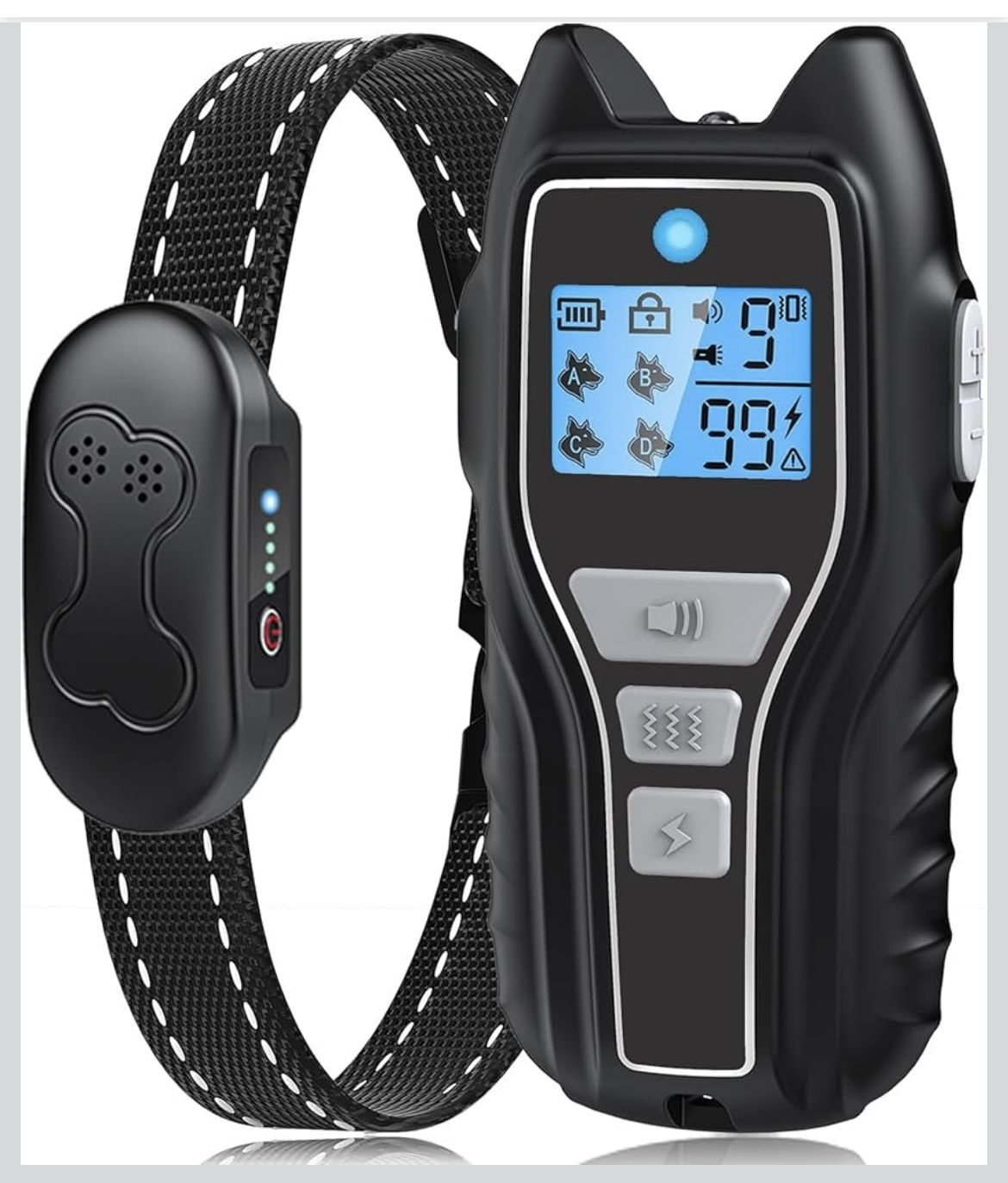 Collar de Entrenamiento Profesional para Perros – Impermeable con Control Remoto