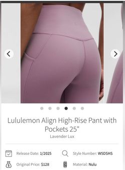 NWT 🍋 Lululemon 🍋 align  25"  Size 2