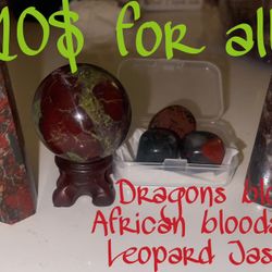 $10 Bloodstone set