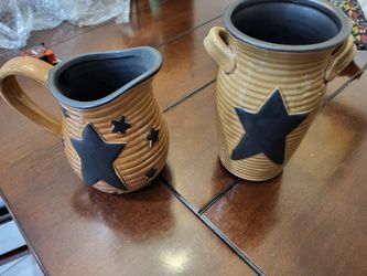  Ceramic Milk Jug And Pitcher 