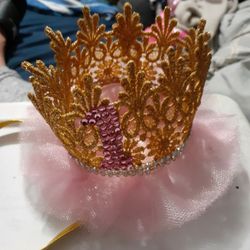 1st Baby Girl Birth Crown