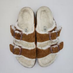 Birkenstock Arizona Shearling sandal EU 38, 7.5-8