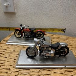 Adorno Motos Antiguas Con Base Cada Una