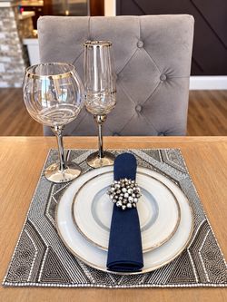 Z Gallerie Complete Dining Table Setting – 6 Place Settings