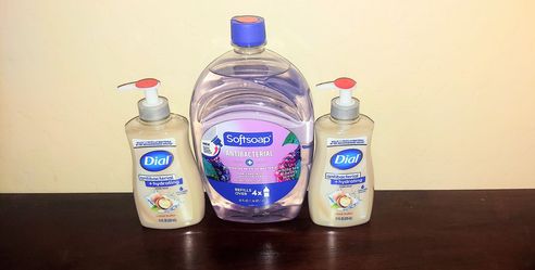Softsoap Antibacterial Hand Soap 50 fl oz & 2 Dial hand soap
