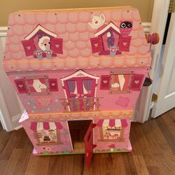 American Made Solid Wood 3.5 Feet Gorgeous Doll House