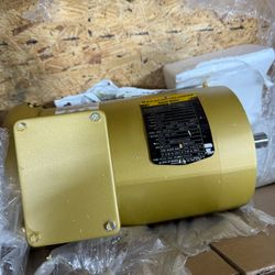 Baldor VEM3558T-57 is a 2 HP, 1445 RPM, three-phase Super-E premium efficient motor with a NEMA 145TC frame and Totally Enclosed Fan Cooled (TEFC) enc