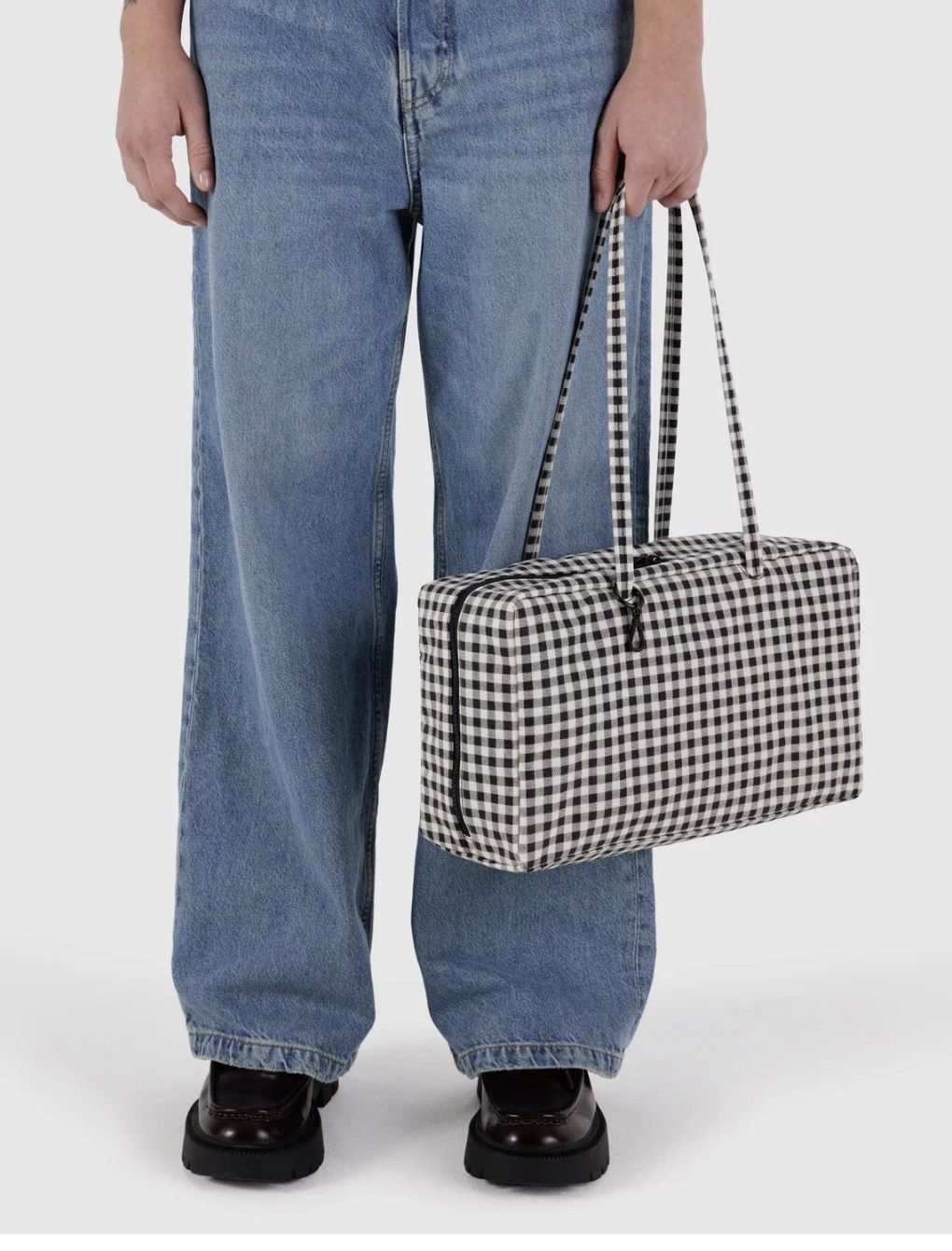 Sold Out Nylon Bowler Bag Gingham.