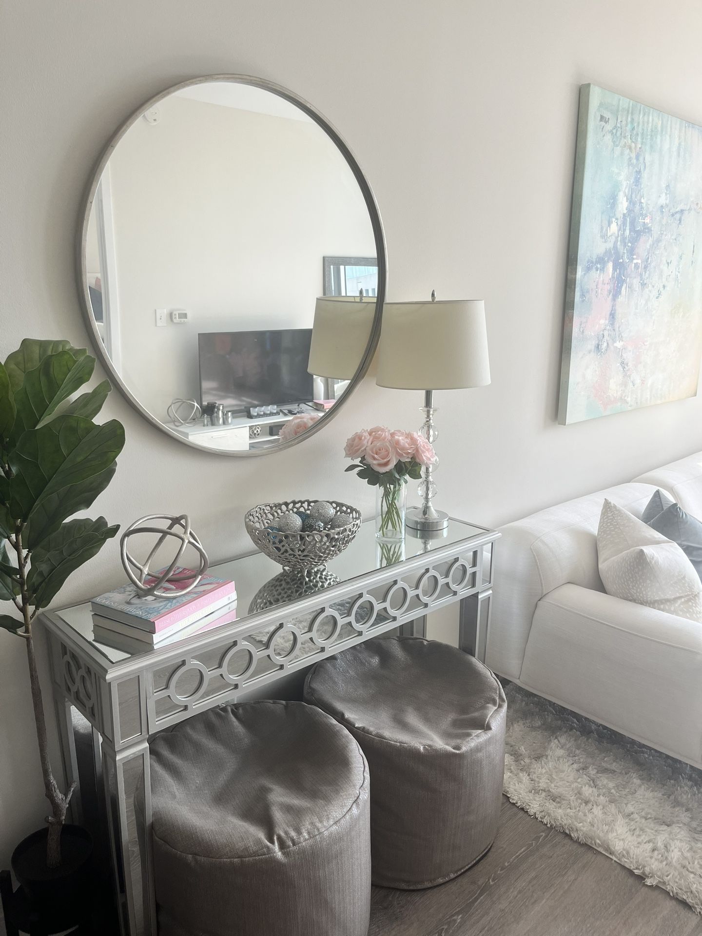 Mirrored Table