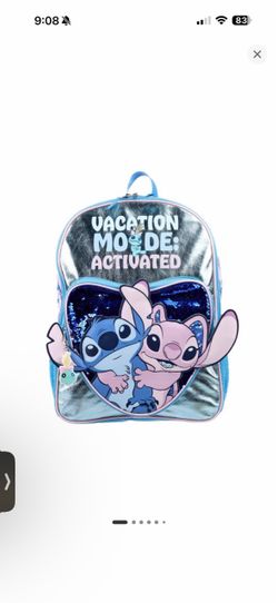 Stitch school backpack