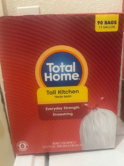 90 Trash bags 13 gallons