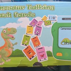 NEW Dinosaur Talking Flash Cards (Pink)