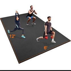 Extra Large Exercise Mat / Home Gym Flooring – 6×8FT & 6×12FT