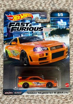 F&F Nissan Skyline R34 Hot Wheels