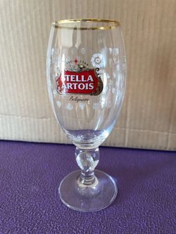 8 Stella Artois Soccer Glasses