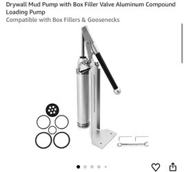 Drywall Mud Pump Aluminum Compound Loading Pump