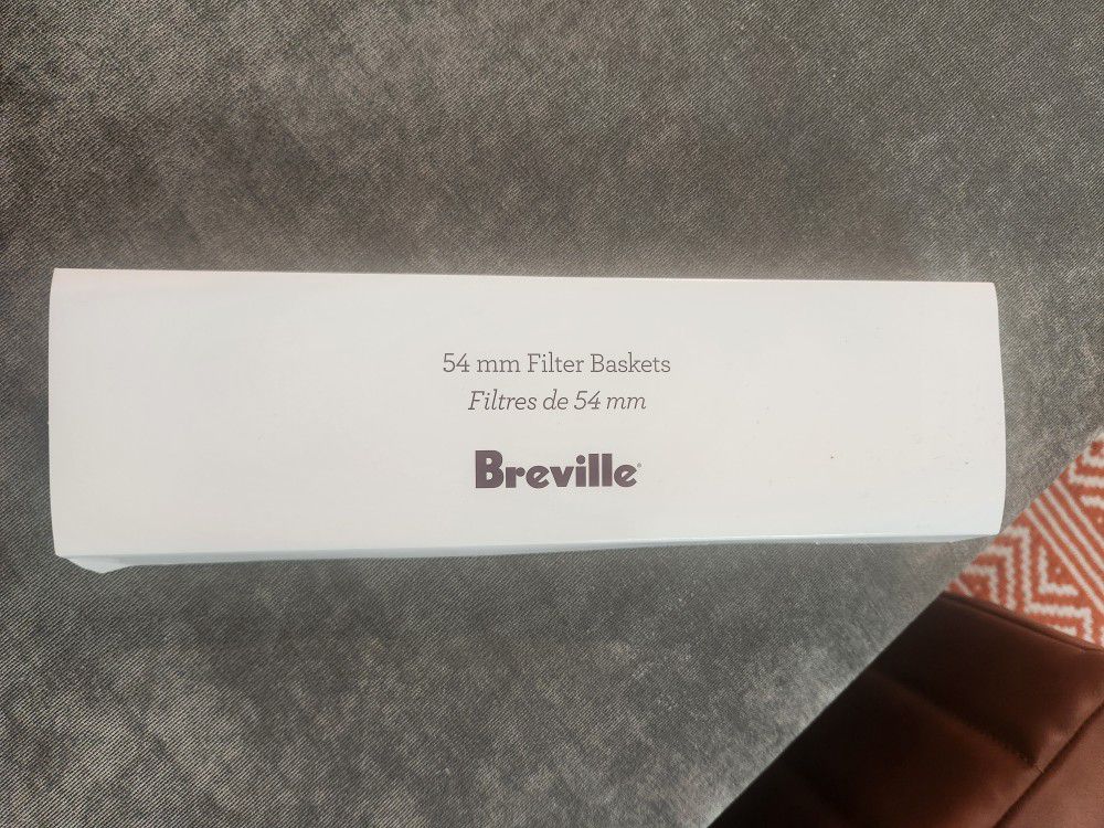 BREVILLE - New 54mm FILTER BASKETS - 1 Single Wall Filter - 2 Dual Wall Filters