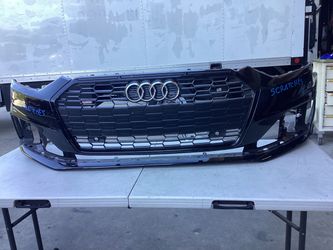 2020-2021-2022-2023 AUDI A5 S5 FRONT BUMPER COVER /GRILLE USED OEM 8W(contact info removed)P