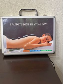 Hot Stones for Massage Therapy, Heating Briefcase