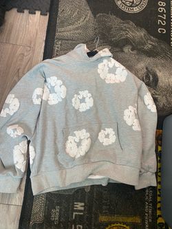 Denim Tears Cotton Wreath Hoodie Grey