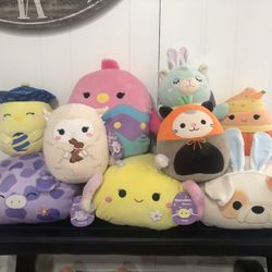 Easter squishmallow lot of 9