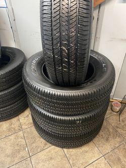 SET BRIDGESTONE DULER 255/70/18 SEMI NEW 95%TREAD LIFE $300 PRICE INCLUDE PROFESSIONAL INSTALLATION AND TAX.
