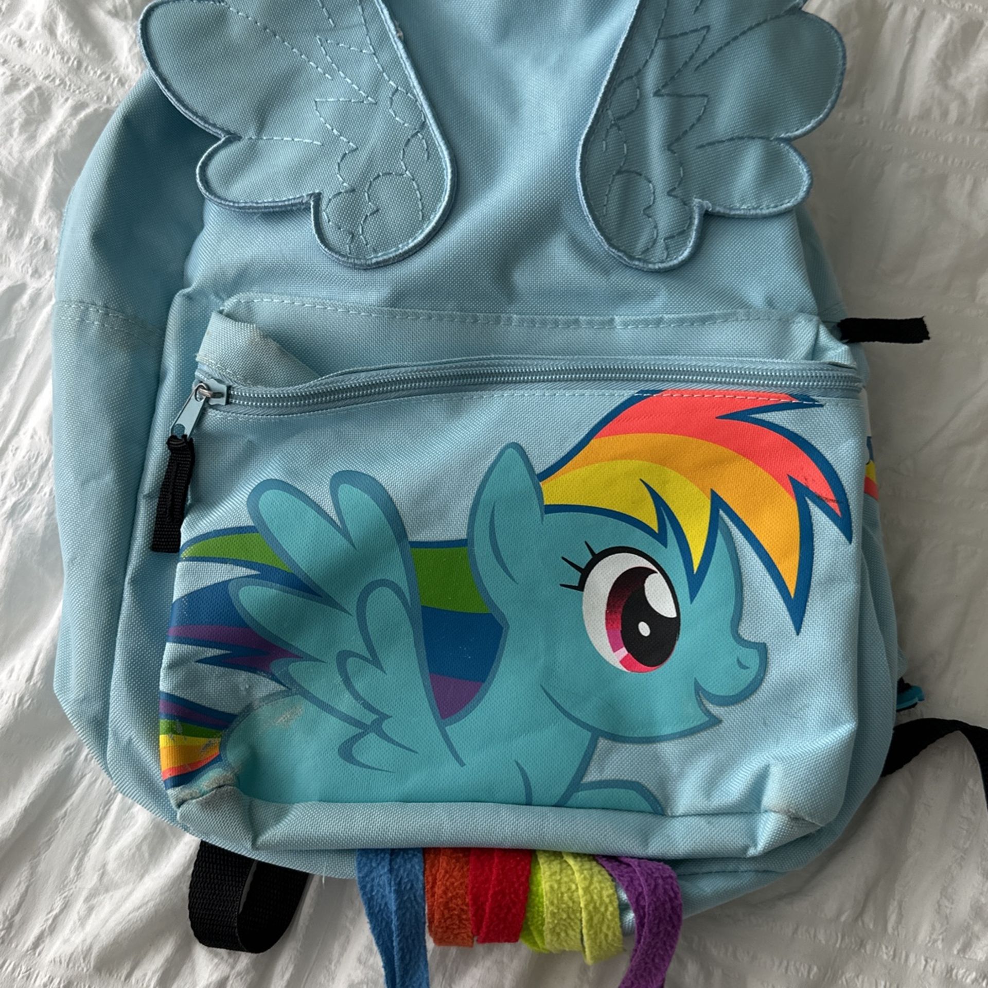 Rainbow Dash Backpack With Hoodie, My Little Pony