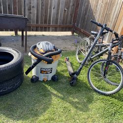 NewTires,bicycles,vacuum & A Electric Scooter 