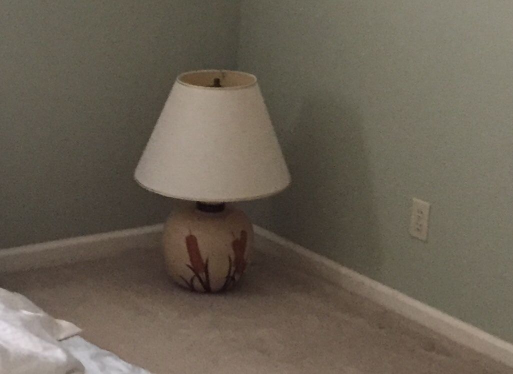 Giant Vintage stoneware lamps