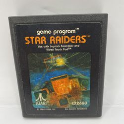 STAR RAIDERS Atari 2600 Game Cartridge TESTED Authentic Genuine WORKS