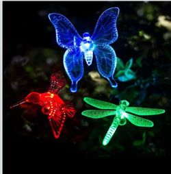 Led solar garden lights