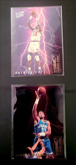 1993 Ultra Scoring Kings Alonzo Mourning Patrick Ewing