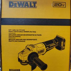 DeWalt 20 v brushless grinder tool only