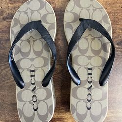 Coach Flip Flops