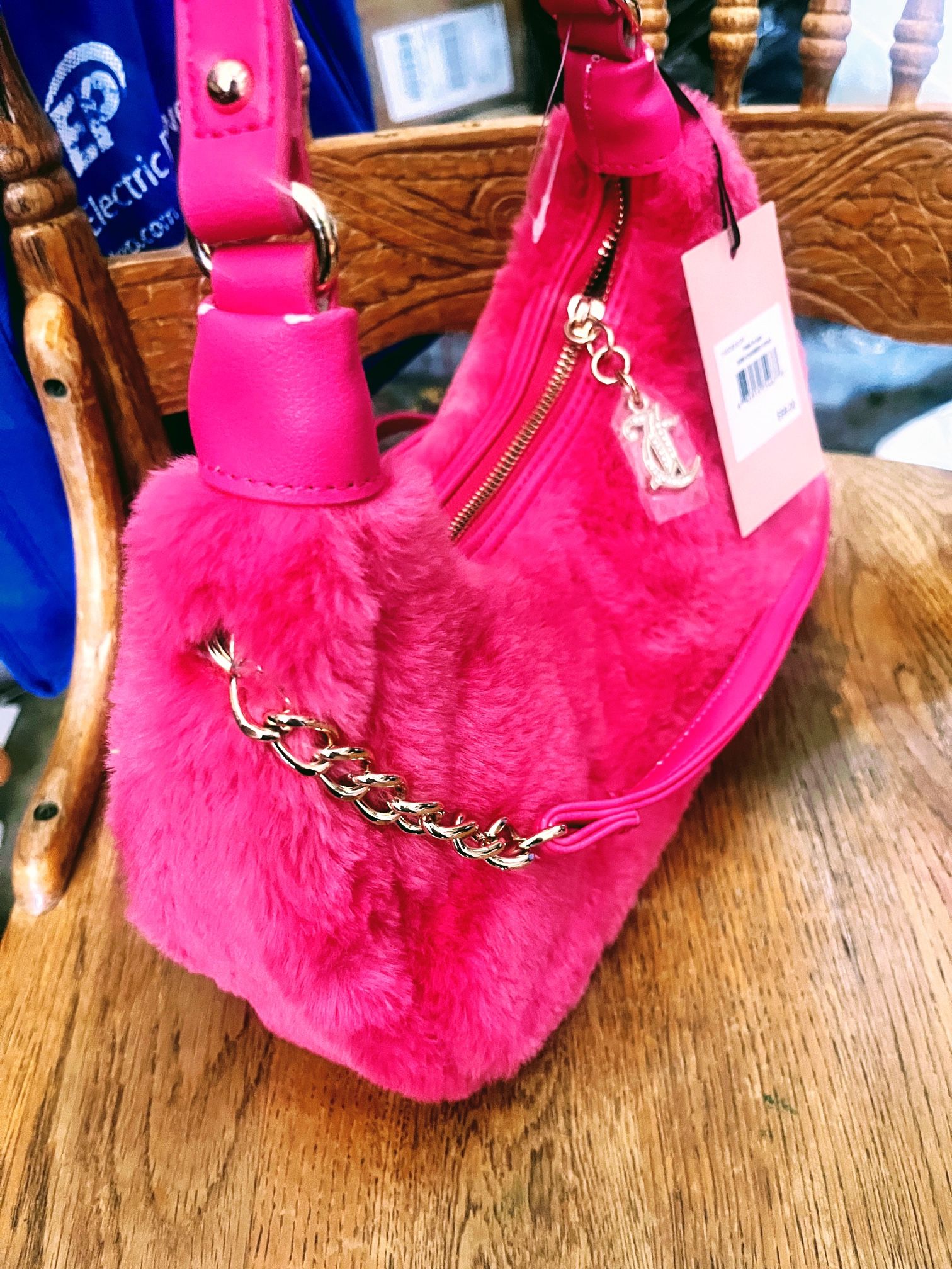 Fuzzy Hot Plink Purse