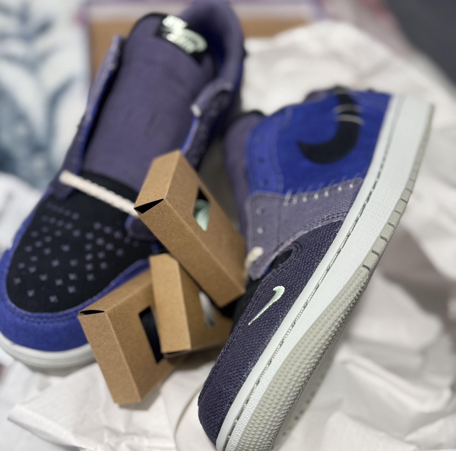 Men’s Jordan 1 Low Voodoo Alternate Zion Williamson Size 12 DS 