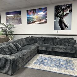 Dark Gray Sofa Sectional 