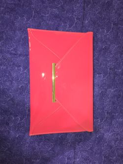 Barbie Pink Clutch - Faux leather