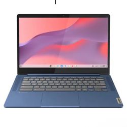 Lenovo - IdeaPad Slim 3 Chromebook Laptop - 14" Full HD Touchscreen Laptop - MediaTek Kompanio 520 - 4GB Memory - 64GB eMMC - Abyss Blue