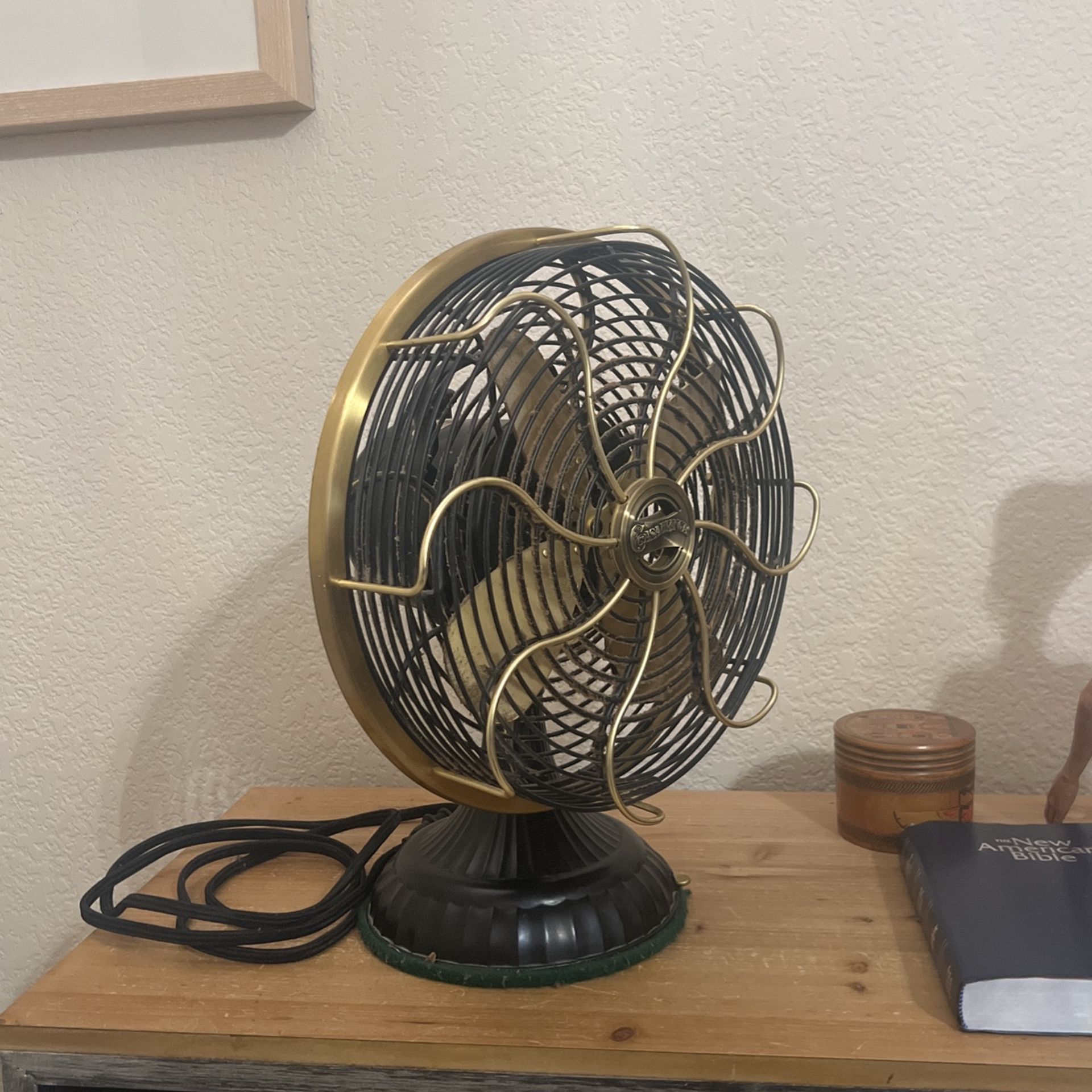 CASABLANCA ZEPHAIR 1928D OSCILLATING DESK FAN No n