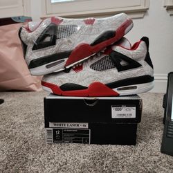 Jordan 4 - White Laser, Size 12m