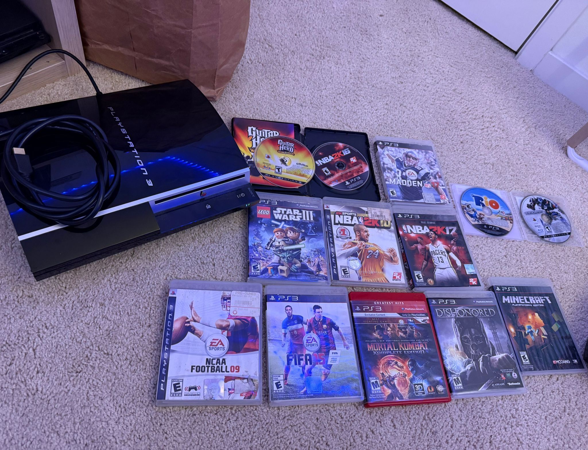 PlayStation 3 FAT (Model CECHK01) + 13 Games β Complete Bundle