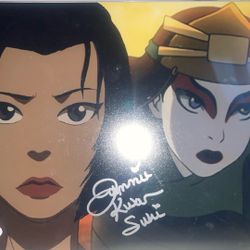 SIGNED Suki And Toph Poster From Avatar