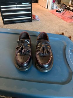 Cherry Red Dr Martens Loafers