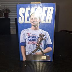 Corey Seager Texas World Championships 2023 Baseball Bobble-head
