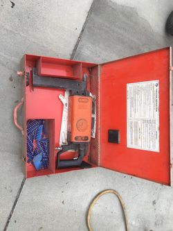 Nail gun for concrete