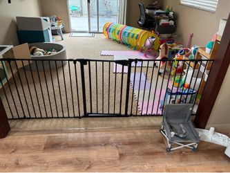 126in wide metal safety gate