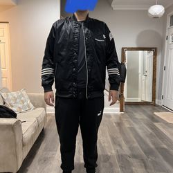 Adidas Satin Varsity Jacket 