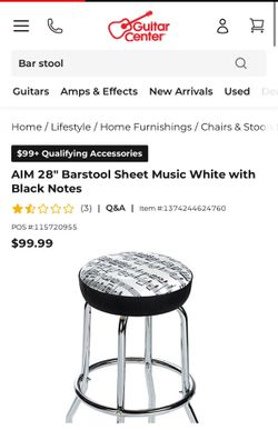 Guitar Bar Stool