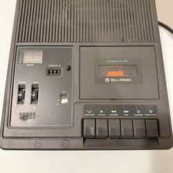 Vintage Bell & Howell Cassette Recorder Player – Retro Audio